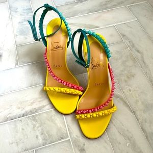 Christian Louboutin Mafaldina Spikes size 7.5 (37.5)
